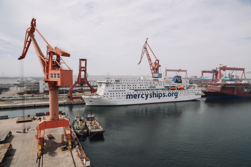 Lors de sa construction., Mercy Ships