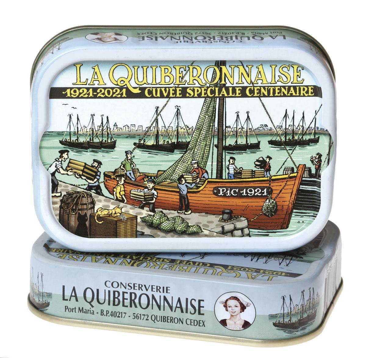 La Quiberonnaise a fait appel à deux valeurs sûres de la BD française, Frank Margerin et Pic, pour décorer ses boîtes millésimées., PG