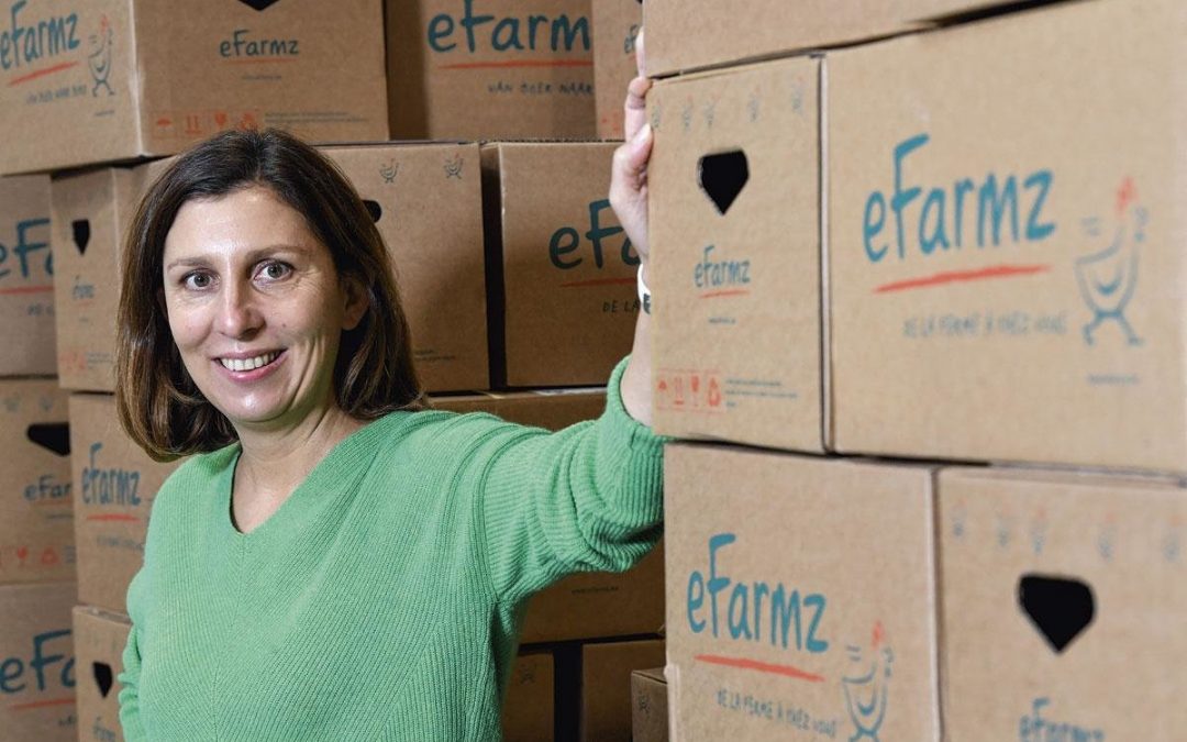 Muriel Bernard, CEO d'Efarmz: le pari payant de l'e-commerce bio et local