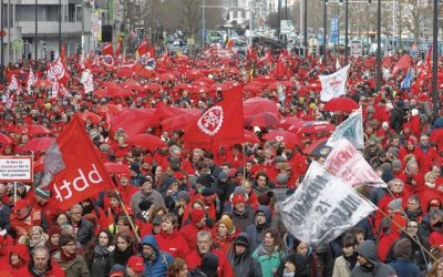 Manifestation nationale: les syndicats espèrent 4.000 manifestants dans les rues de Bruxelles lundi